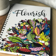 Load image into Gallery viewer, Flourish Spiral Journal
