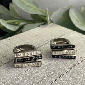 Faith-Based Stackable Statement Rings