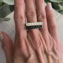 Load image into Gallery viewer, Faith-Based Stackable Statement Rings