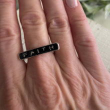 Load image into Gallery viewer, Faith-Based Stackable Statement Rings