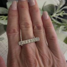 Load image into Gallery viewer, Faith-Based Stackable Statement Rings
