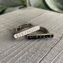 Load image into Gallery viewer, Faith-Based Stackable Statement Rings