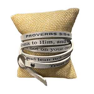 Bible Verse Wrap Around Bracelet
