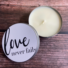 Load image into Gallery viewer, Love Never Fails Candle